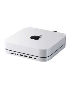 Satechi Stand & Hub for Mac Mini/Studio with NVME SSD Enclosure - Silver [ST-GMMSHS]