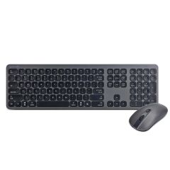 [Damaged Box] Bonelk Slim Wireless Keyboard and Mouse Combo KM-447 - Space Grey