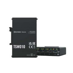Teltonika DIN Rail 5 10/100 Ethernet Parts PoE Switch [TSW010000000]