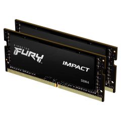 Kingston FURY Impact 32GB (2x 16GB) DDR4 3200MHz SODIMM Memory [KF432S20IBK2/32]