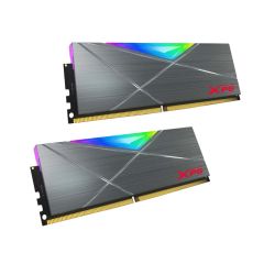 Adata Spectrix D50 RGB 16GB (2x8GB) DDR4-3200 Memory - Tungsten Grey [AX4U32008G16A-DT50]