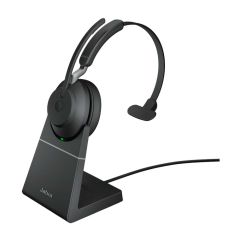 Jabra Evolve2 65 UC Mono USB Bluetooth Headset With Charging Stand [26599-889-989]