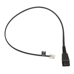 Jabra 0.5m Straight Quick Disconnect to RJ9 Cable [8800-00-25]