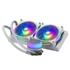 Cooler Master ML240 Illusion Addressable RGB Liquid CPU Cooler - White Edition