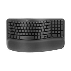 Logitech Wave Keys Wireless Ergonomic Keyboard - Graphite [920-012281]