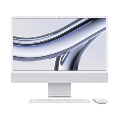 Apple M3 24-inch iMac with Retina 4.5K display 8-Core CPU 8-Core GPU 256GB Silver MQR93X/A