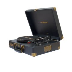 mbeat Woodstock 2 Black Retro Turntable Player