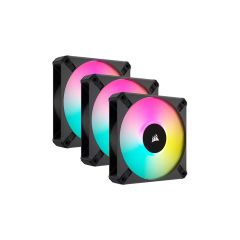 Corsair iCUE AF120 RGB ELITE 120mm PWM Fan - 3 Pack with Lighting Node CORE