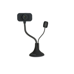 Bonelk 1080p Full HD USB Desktop Webcam with Flexible Neck - Black