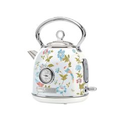 Laura Ashley 1.7L Electric Kettle - Elvenden White and Silver LADKEW