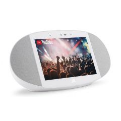JBL Link View Smart Display Speaker with Google Assistant - White (JBL Refurbished)