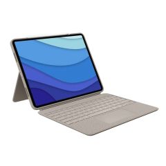 Logitech Combo Touch Keyboard Case for iPad Pro 11in 1/2/3/4th Gen - Sand 920-010173