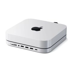 Satechi Aluminium Stand and Hub for Mac Mini with SSD Enclosure ST-MMSHS