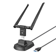 Simplecom NW811 AX1800 Dual Band Wi-Fi 6 USB Adapter with Antennas [NW811]