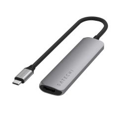 Satechi 4-in-1 USB-C Slim Multiport Adapter - Space Grey [ST-P4SM]