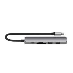 Satechi 6-in-1 USB-C Slim Multiport Adapter - Space Grey [ST-P6SM]