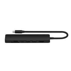 Satechi 7-in-1 USB-C Slim Multiport Adapter - Black [ST-P7SK]