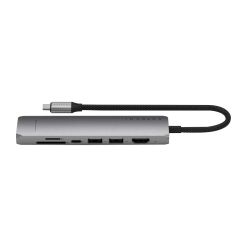 Satechi 7-in-1 USB-C Slim Multiport Adapter - Space Grey [ST-P7SM]