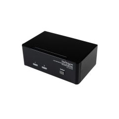 StarTech 2 Port DVI/VGA Dual Monitor KVM Switch USB with Audio & USB 2.0 Hub
