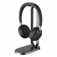 Yealink TEAMS-BH76-CH-BL-C Wireless USB-C Teams Certified Headset w Wireless Charging Stand
