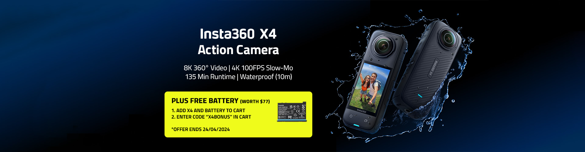 Insta360 X4 Launch Promotion